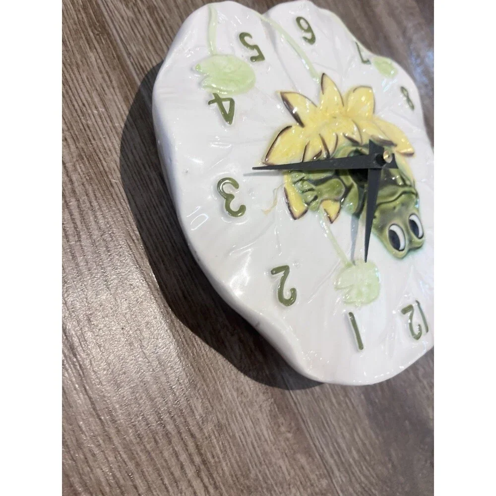 RARE Vintage Neil The Frog Kitchen Wall Clock 1970s Sears Roebuck WORKS